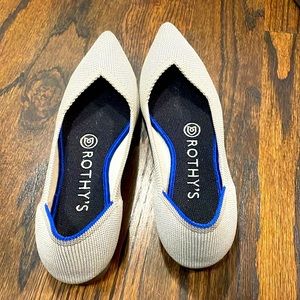Rothy’s pointy toe flats EUC